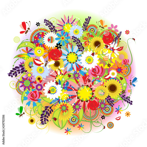 Fototapeta Naklejka Na Ścianę i Meble -  Floral bouquet beautiful for your design