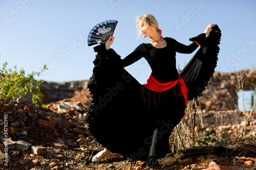 Flamenco dancer photo