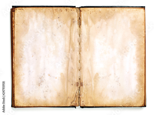 Old blank book