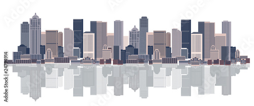 Cityscape background, urban art