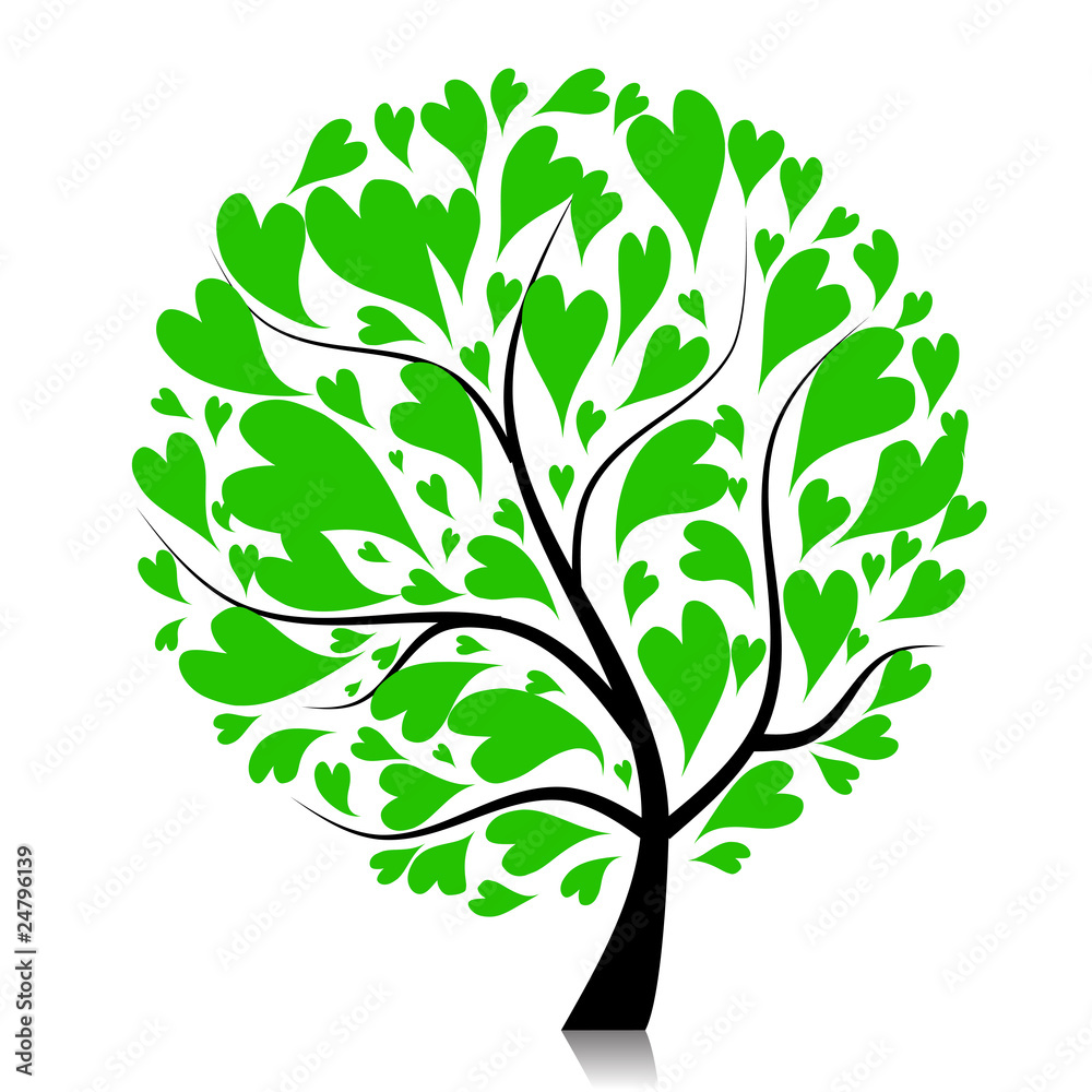 Art tree beautiful for your design Art tree beautiful for your design