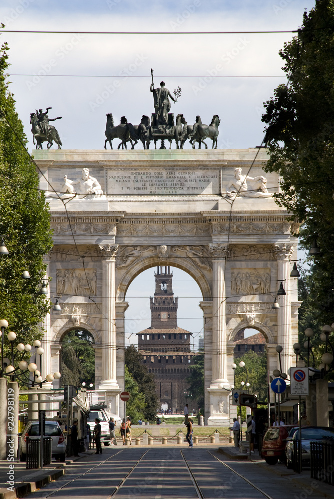 Fototapeta premium Arco della Pace