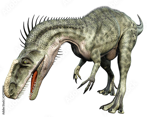 monolophosaurus front side eating
