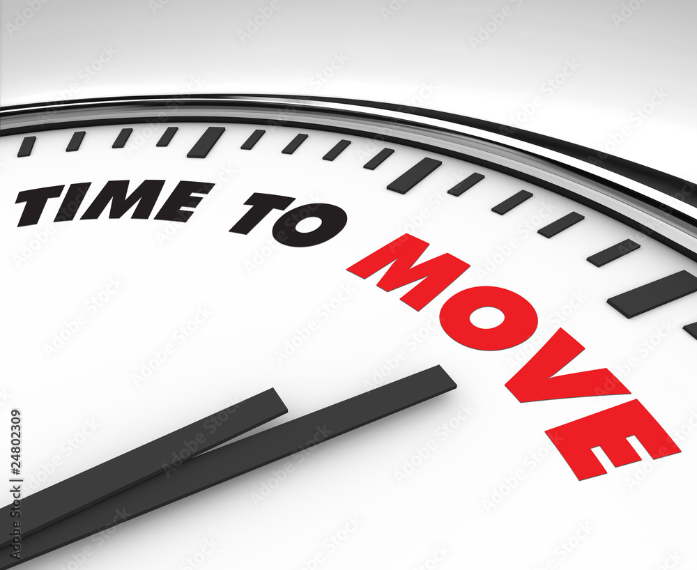 Time to Move - Clock Time to Move - Clock