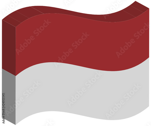 Free Download Flagge Republik Indonesien, wehend, Stein - GFXLoad