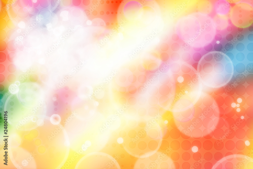 Bright colorful halftone dots and circles abstract background Bright colorful halftone dots and circles abstract background