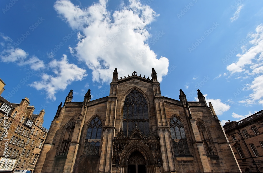St Giles Cathedral. Edinburgh. Scotland. UK.