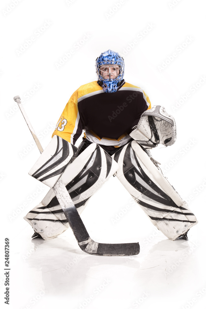 Fototapeta premium hockey goalie