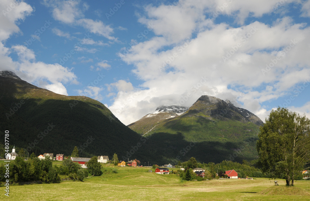 Village of Loen on Nordfjord