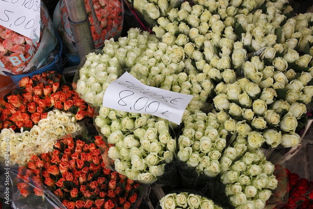 Fototapeta premium mercato fiori