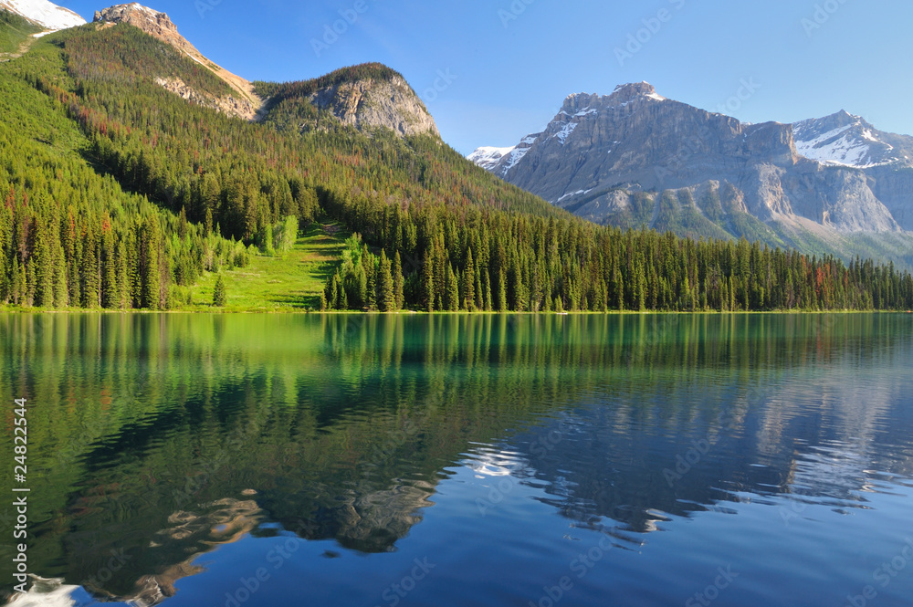 Emerald Lake - Mountain Reflections