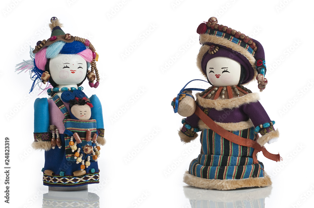 Tibetan dolls