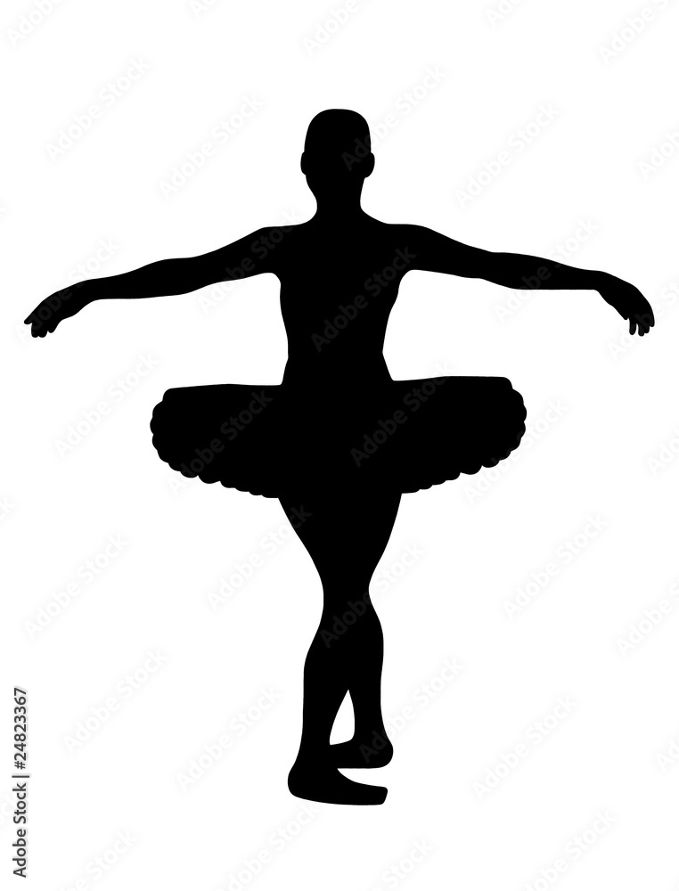 ballerina silhouette ballerina silhouette