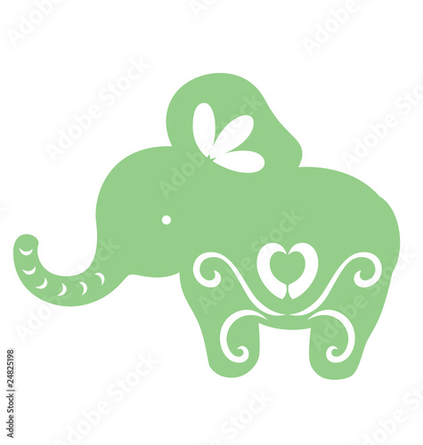 Decorative baby elephant