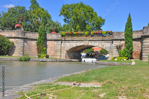 canal du midi à Castelnaudary