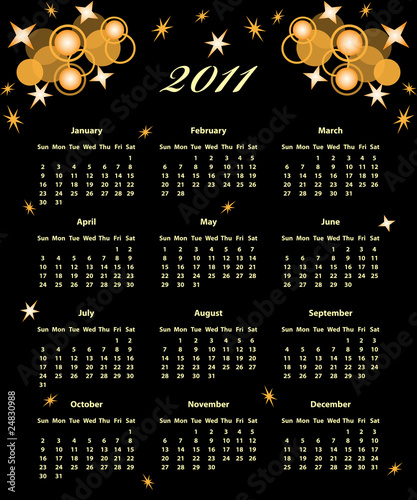 2011 Calendar full year