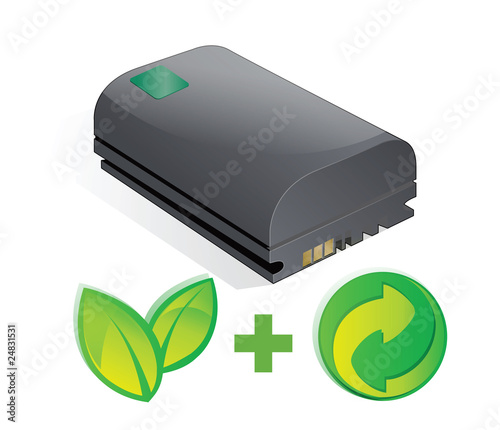 batterie recyclable à faible consommation éd'électricité