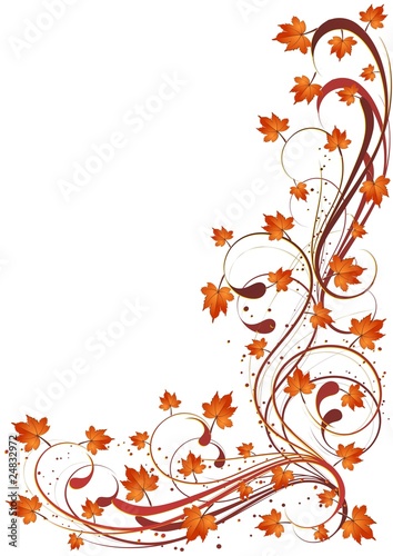 Sfondo Foglie Autunno-Autumn Leaves Background-3-Vector