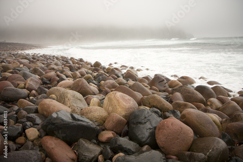 Beach and boulders