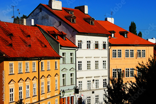 Beautiful Czech colorful houses