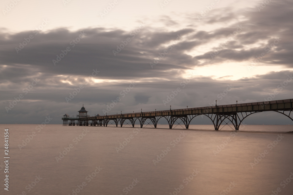 Famous Victorian Pier in Clevedon