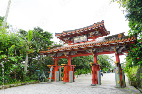 Canvas Print Shureimon in okinawa
