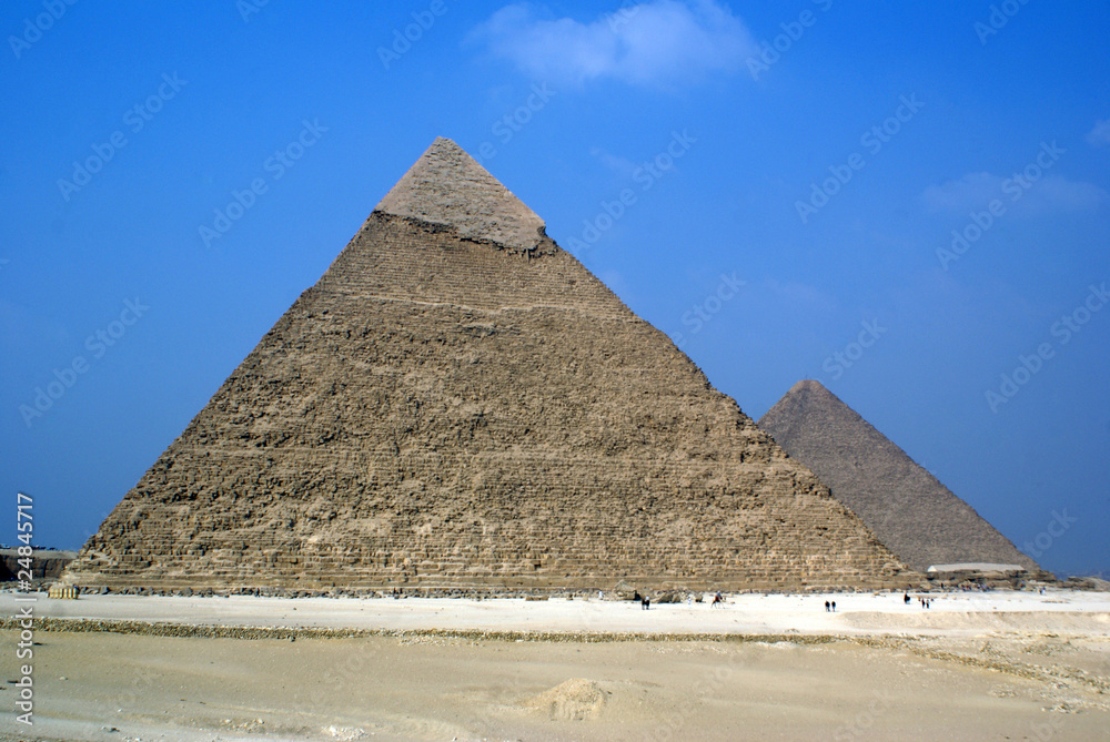 Sky and piramids