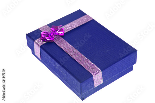 Blue present box