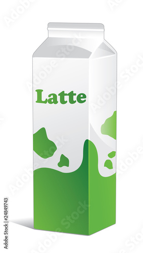 bouteille de lait italienne