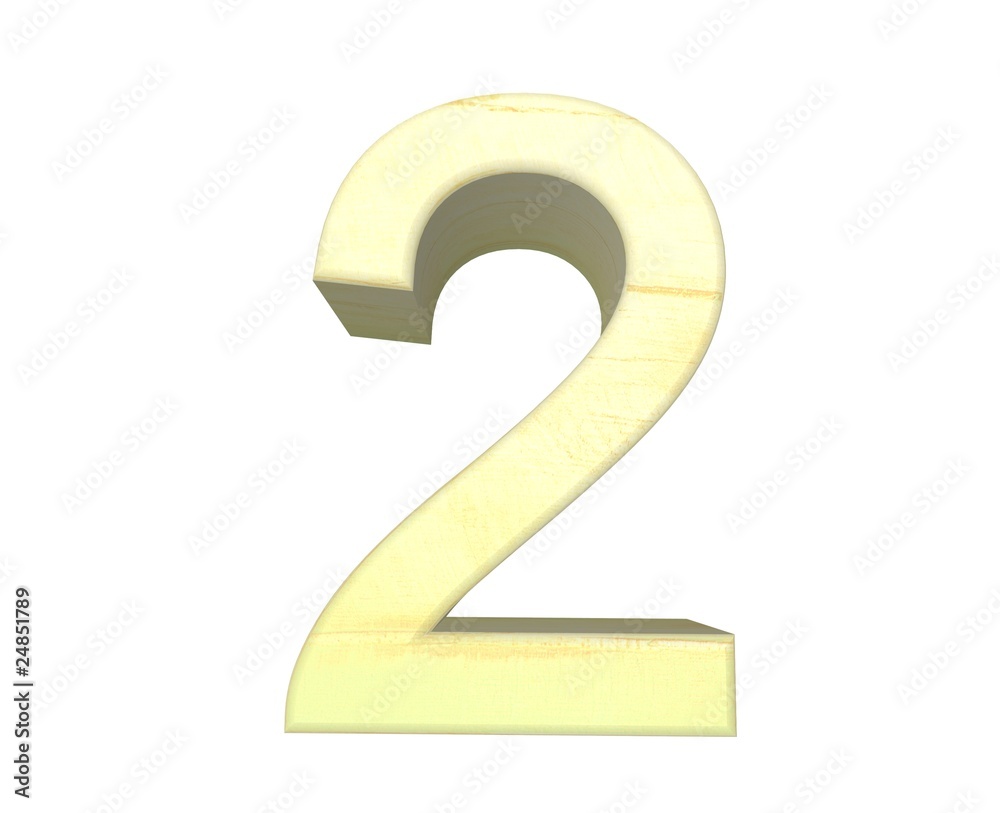 Naklejka premium number