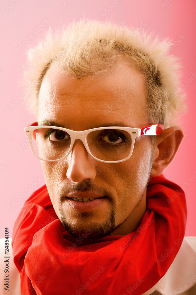 Portrait of a man with glasses Portrait of a man with glasses