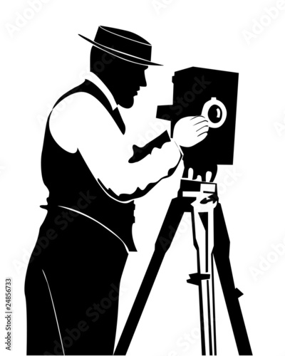 Silhouette of the photographer