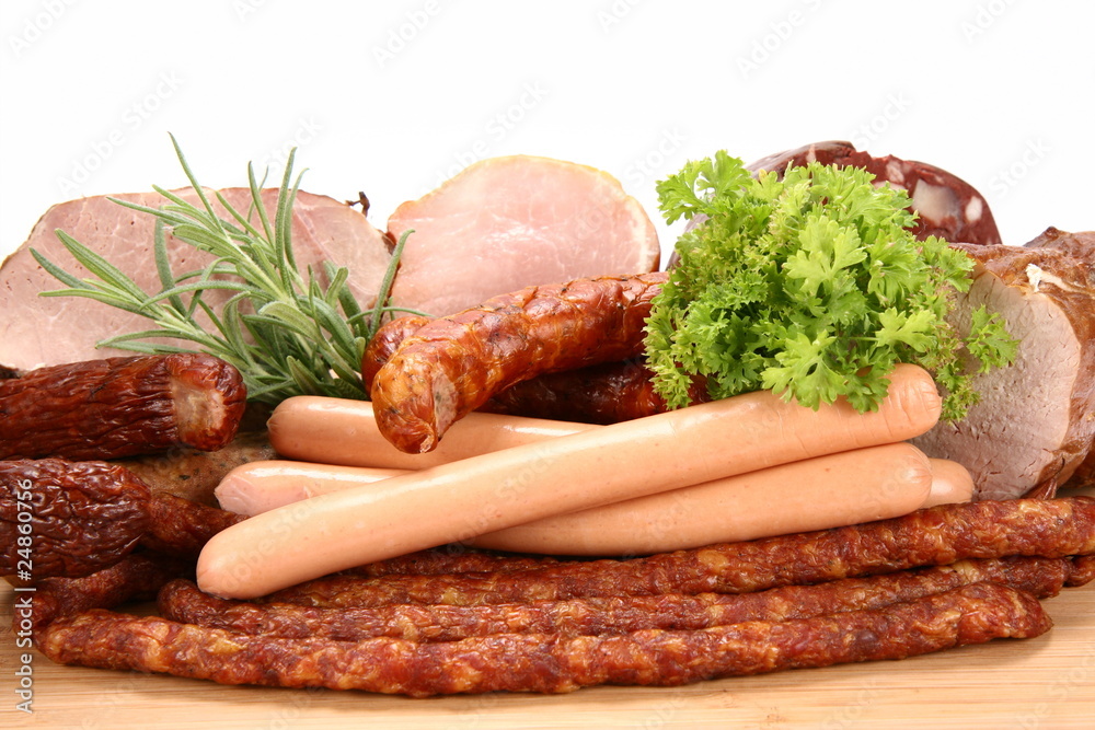 Cold meat (ham, sirloin, headcheese, sausages, hot dogs) Cold meat (ham, sirloin, headcheese, sausages, hot dogs)
