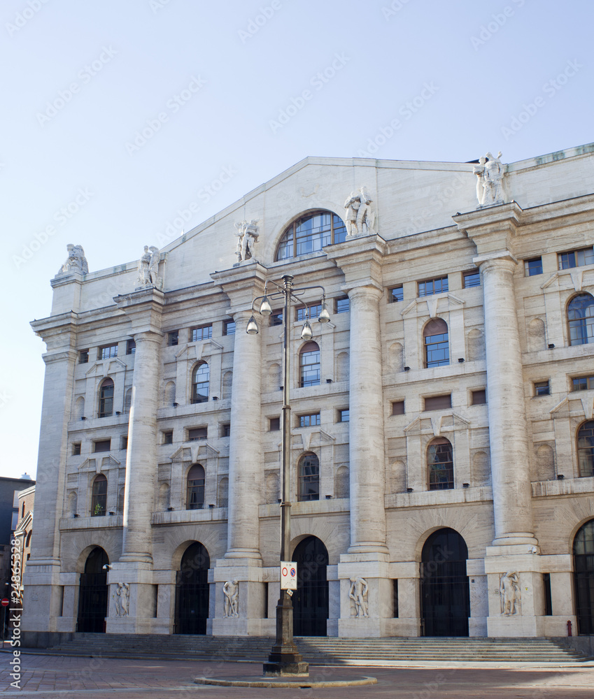 Obraz premium Palazzo della borsa, Milano