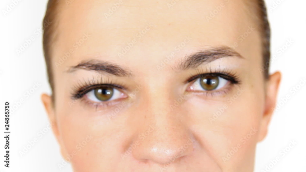 Woman's eyes, close up Woman's eyes, close up