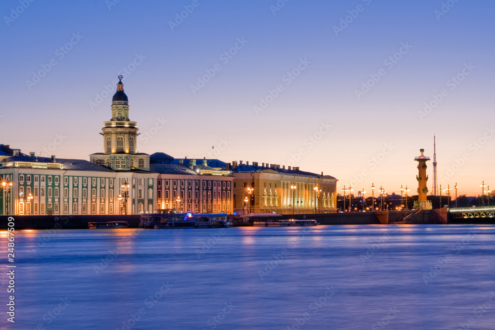 Divorce bridges in St. Petersburg White Nights