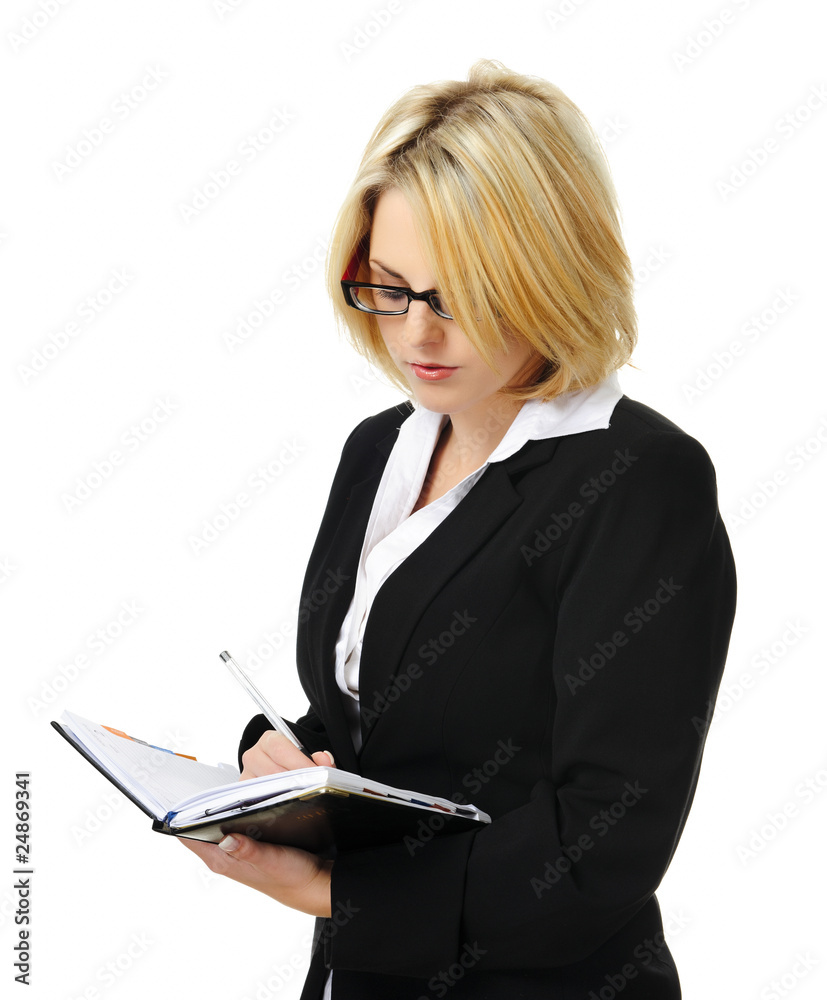 Attractive blond business woman Attractive blond business woman
