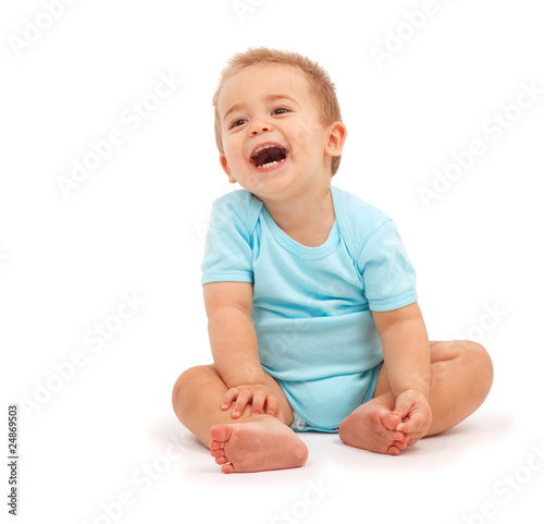 Laughing baby
