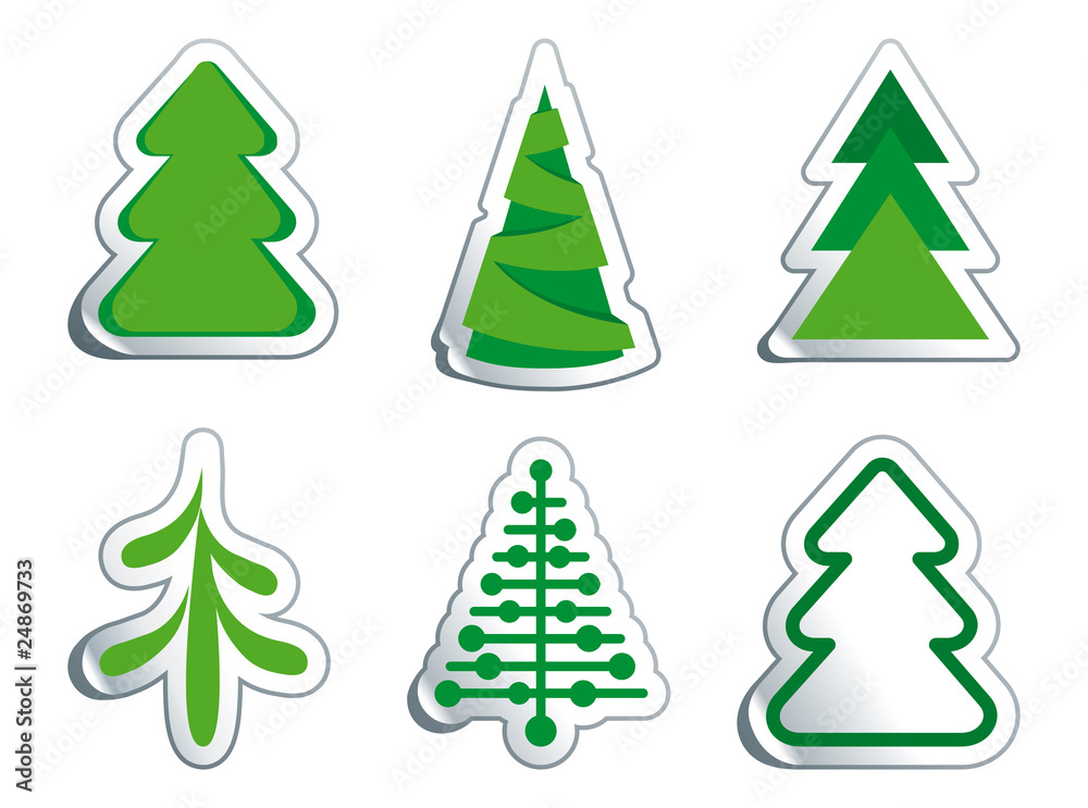 Obraz premium Christmas fur-trees