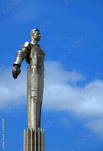 Gagarin monument in Moscow