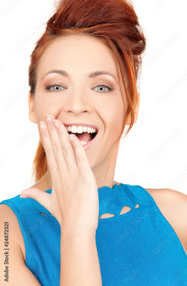 Fototapeta premium surprised woman face