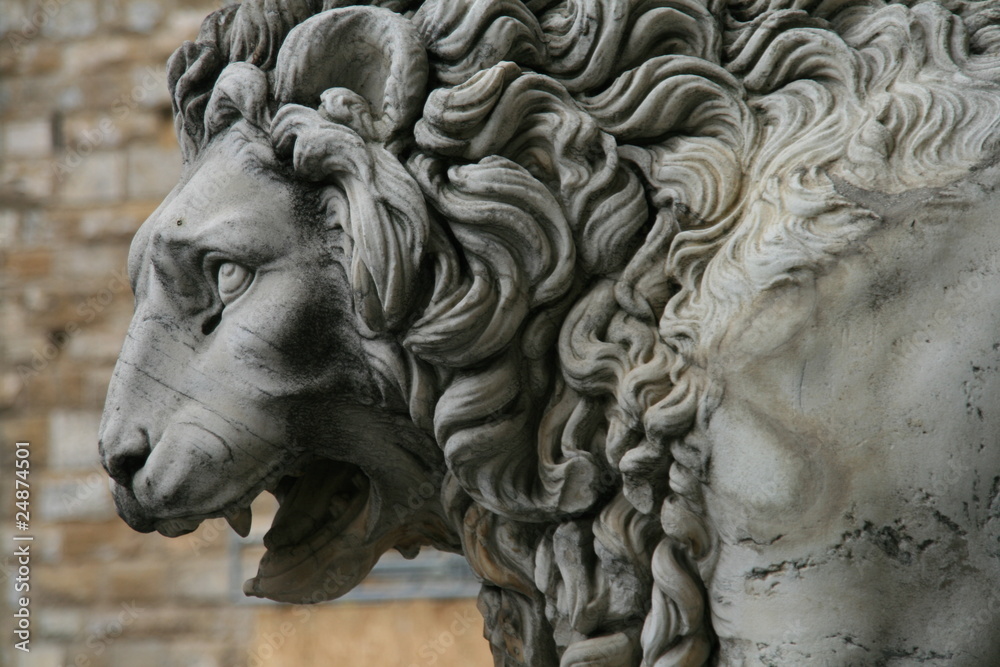 Lion portrait Florence (Italie) Lion portrait Florence (Italie)