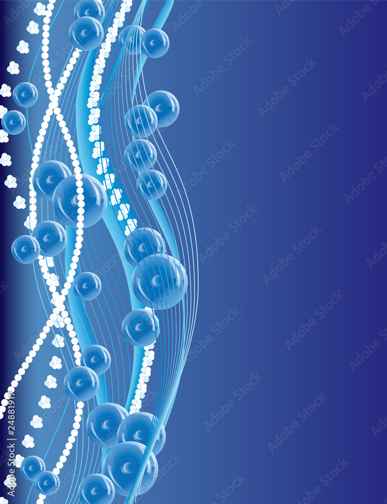 Abstract background with bubbles. Abstract background with bubbles.