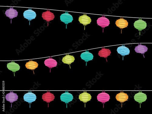 lantern decoration banners