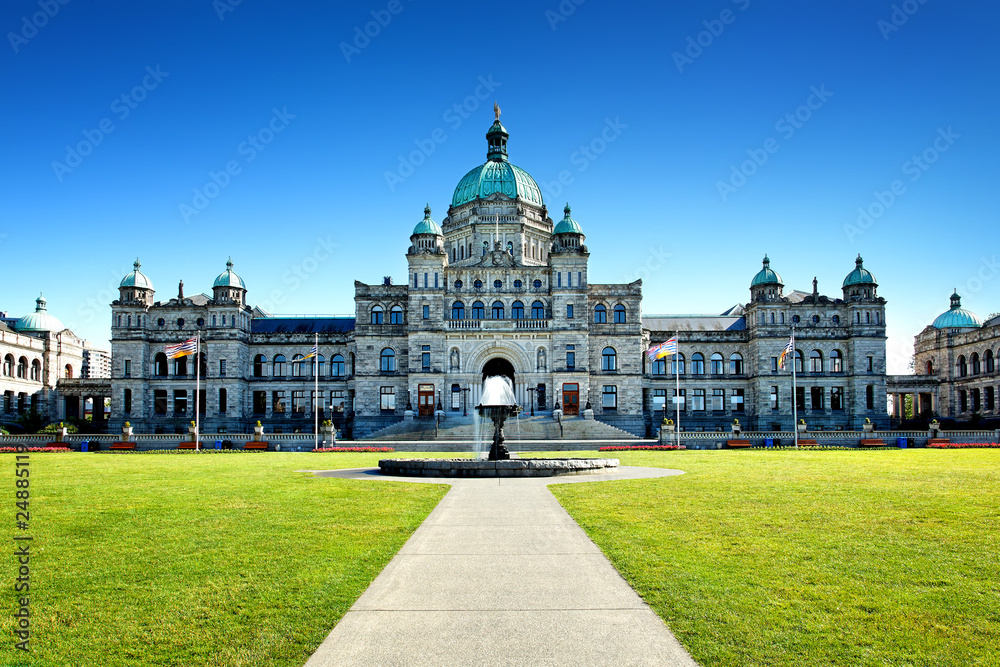Obraz premium Parlament von Victoria, Vancouver Island, Kanada