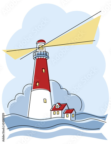 Tablou pe pânză Classic Lighthouse