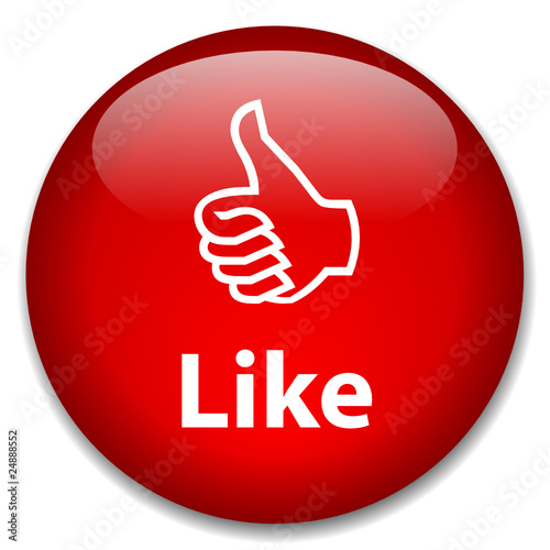 LIKE Web Button (social network share friends blog buzz chat)