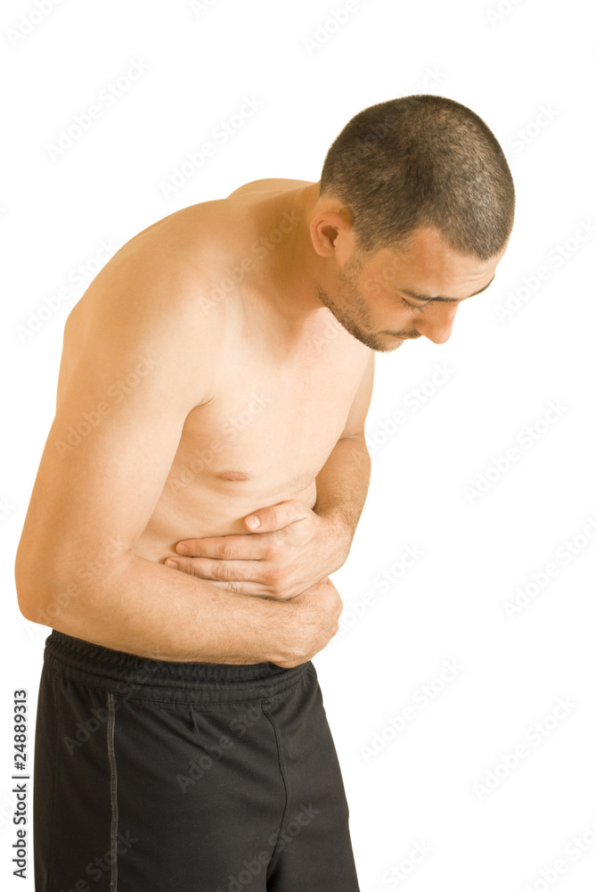 Naklejka premium stomach ache