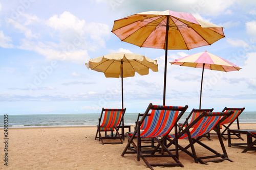 Cha-Am beach in Thailand