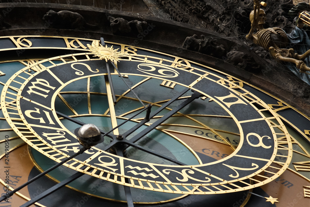 Naklejka premium Prague Astronomical Clock